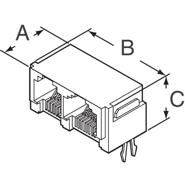 7499021121 W眉rth Elektronik  Modular Connector Jacks With Magnetics